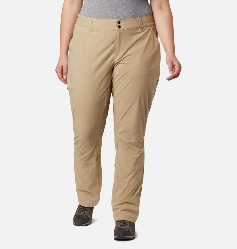 Women\'s Columbia Saturday Trail Stretch Pants Khaki | Plus Size CA-H1354